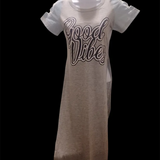 Reclaimed Straight Up Prospering Good Vibes Dress