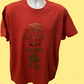 Red graphic shirt