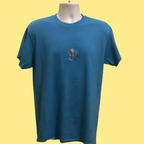 Light Blue embroidered shirt