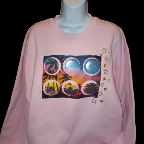 Straight Up Prospering Sunset Graphic Sweatshirt