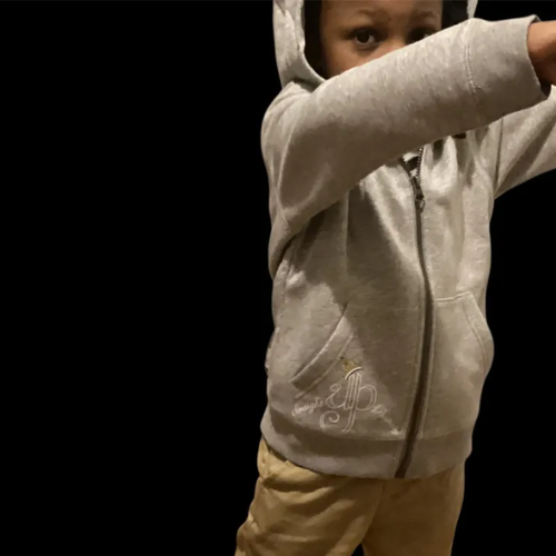 Kids Gray Hoodie
