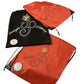 Waterproof Red Drawstring Bag