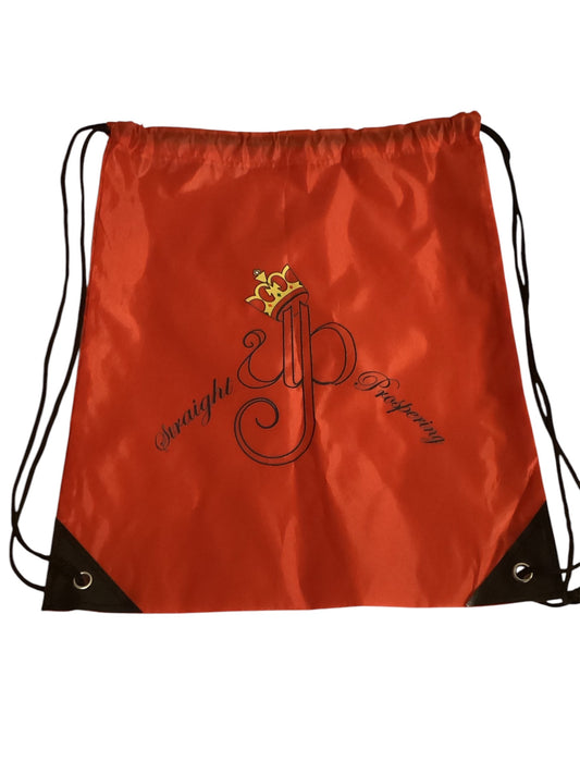 Waterproof Red Drawstring Bag